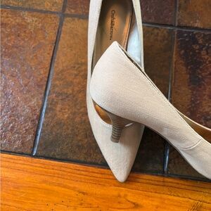 croft & barrow Cream Heels
